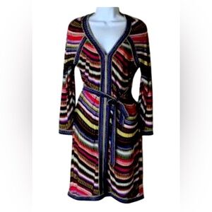 BCBGMaxAzria Multi Color Sweater Dress